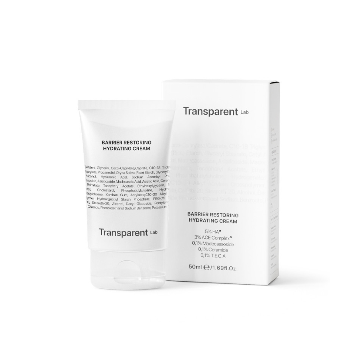 Transparent Lab Barrier Restoring Hydrating Cream 50 ml - Зволожувальний відновлювальний крем для обличчя Transparent Lab Barrier Restoring Hydrating Cream 50 ml - Зволожувальний відновлювальний крем для обличчя